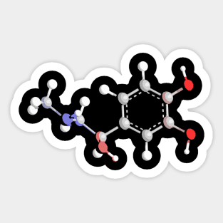 Adrenaline Molecule Sticker